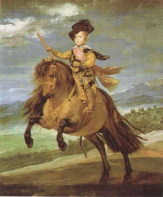 Diego Velazquez Prince Baltasar Carlos on Horseback (df01) oil painting image
